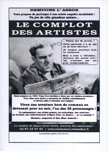 Affiche Le complot des Artistes